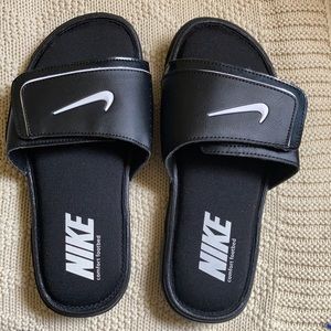 Nike sandals comfort footbed black adjustable 6